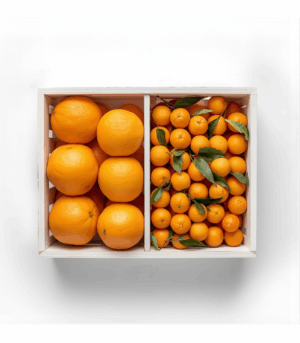 Caja Mixta de Mandarinas y Naranjas